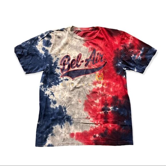 BEL AIR ATHLETICS WILL SMITH FRESH PRINCE TIE DYE TEE MEDIUM - Picture 2 of 7